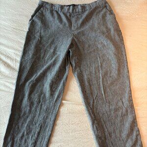 Banana Republic Striped High-Rise Wide-Leg Pant